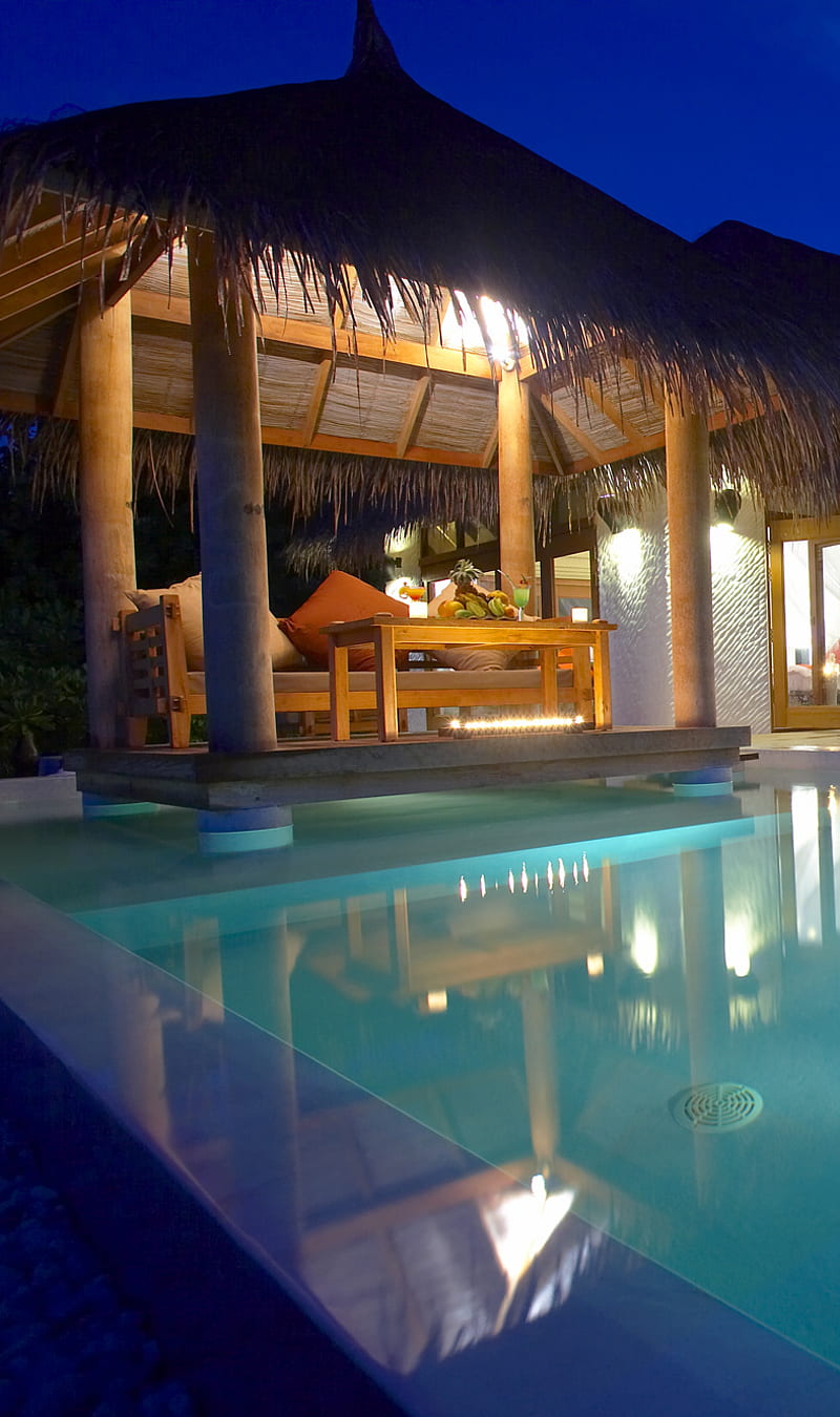 Romantic Getaway, holiday, luxury, pool, relax, resort, tropical, vacation, HD phone wallpaper