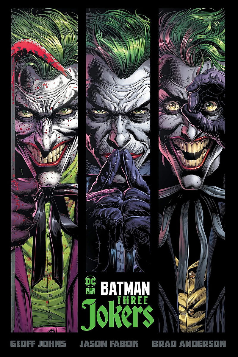Three Jokers, dc, jason fabok, joker, HD phone wallpaper | Peakpx