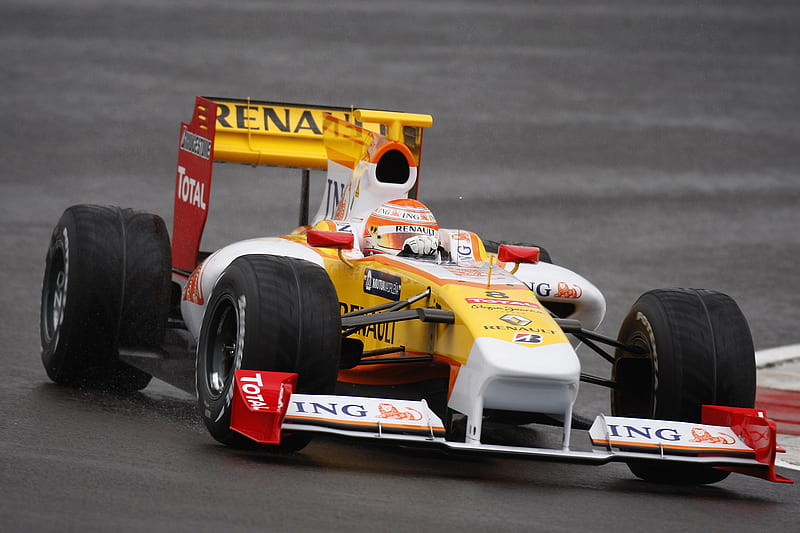 Alonso, f1, fernando alonso, renault r29, formula 1, HD wallpaper