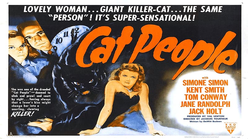 Cat People, oldies, horror, movies, films, HD wallpaper Cat People, oldies, horror, movies, films, HD wallpaper
