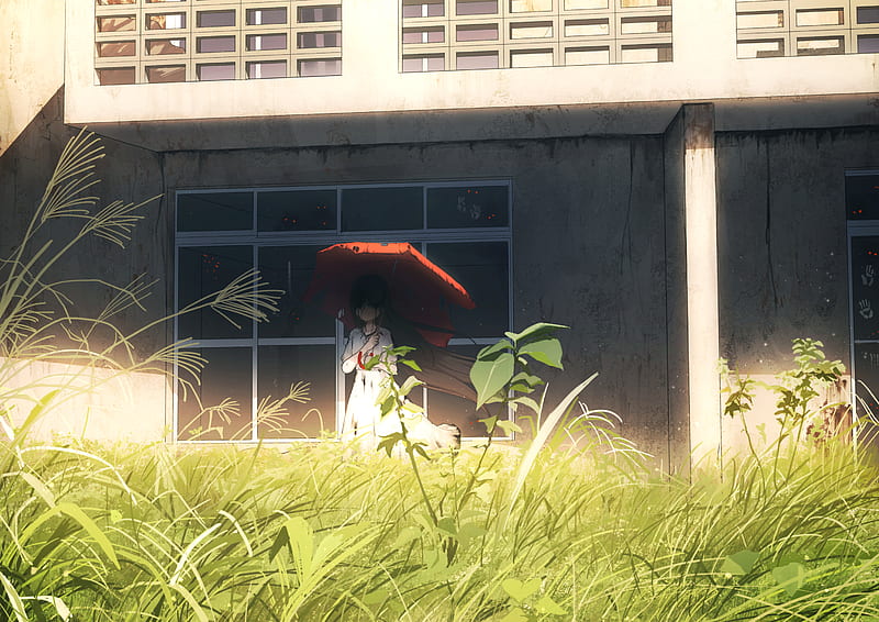 Anime, Girl, Long Hair, Umbrella, HD wallpaper | Peakpx