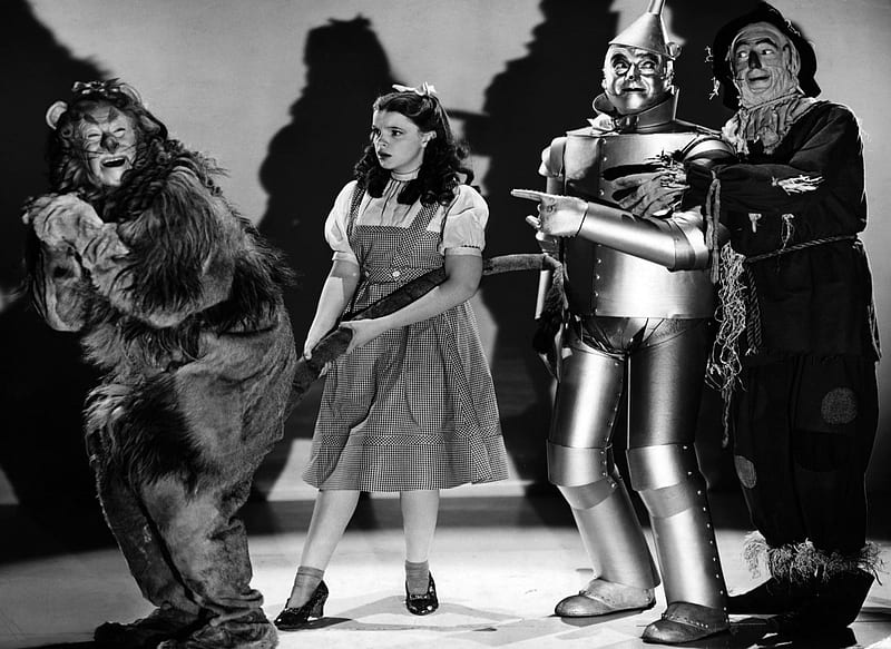 Wizard Of Oz Black And White, Entertainment, Wizard Of Oz, Movie, People, HD wallpaper
