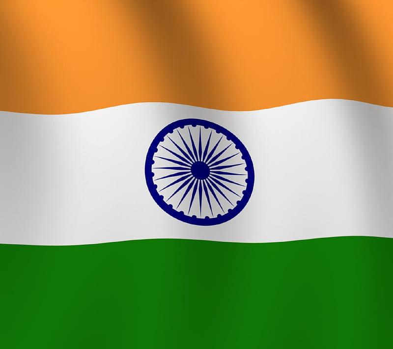 The Tribute, flag, hindu, india, HD wallpaper