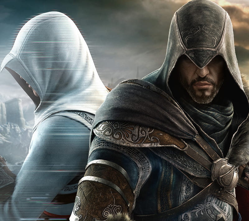 Assassins Creed, altair, ezio, HD wallpaper