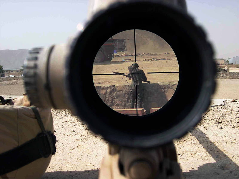 sniper rifle scope wallpaper