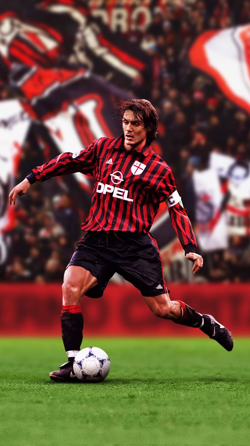 Sports, Soccer, Italian, A C Milan, Paolo Maldini, HD phone wallpaper