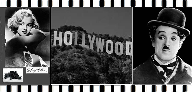 Hollywood for you, signs, old times, hollywood, HD wallpaper