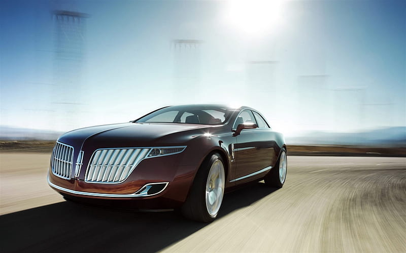 Lincoln MKR, 2016, luxury cars, red Lincoln, HD wallpaper