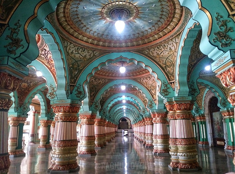 Palace, architect, india, karnakata, mysore, nature, sayings, spiritual, travel lover, HD wallpaper