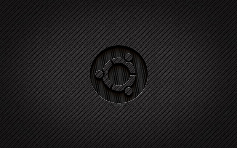 Ubuntu carbon logo, , grunge art, carbon background, creative, Ubuntu black  logo, HD wallpaper | Peakpx