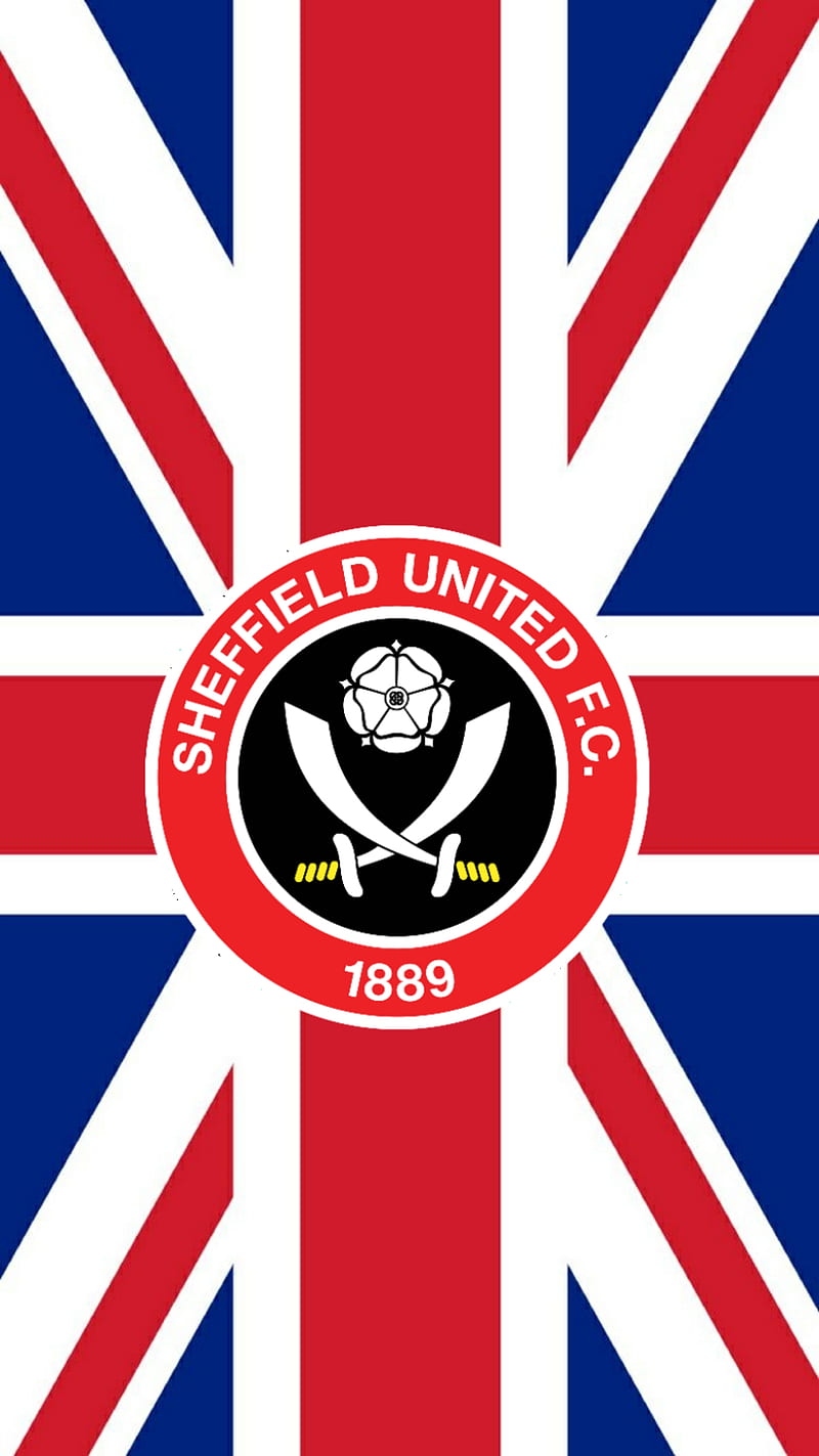 Sheffield Utd FC, british, flag, football, football club, sheffield, sheffield united, the blades, union flag, union jack, united, HD phone wallpaper