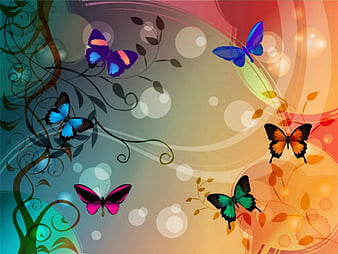 Una reunión de mariposas, sueño de mariposas, tierra de fantasía, anillo de  mariposas, Fondo de pantalla HD | Peakpx