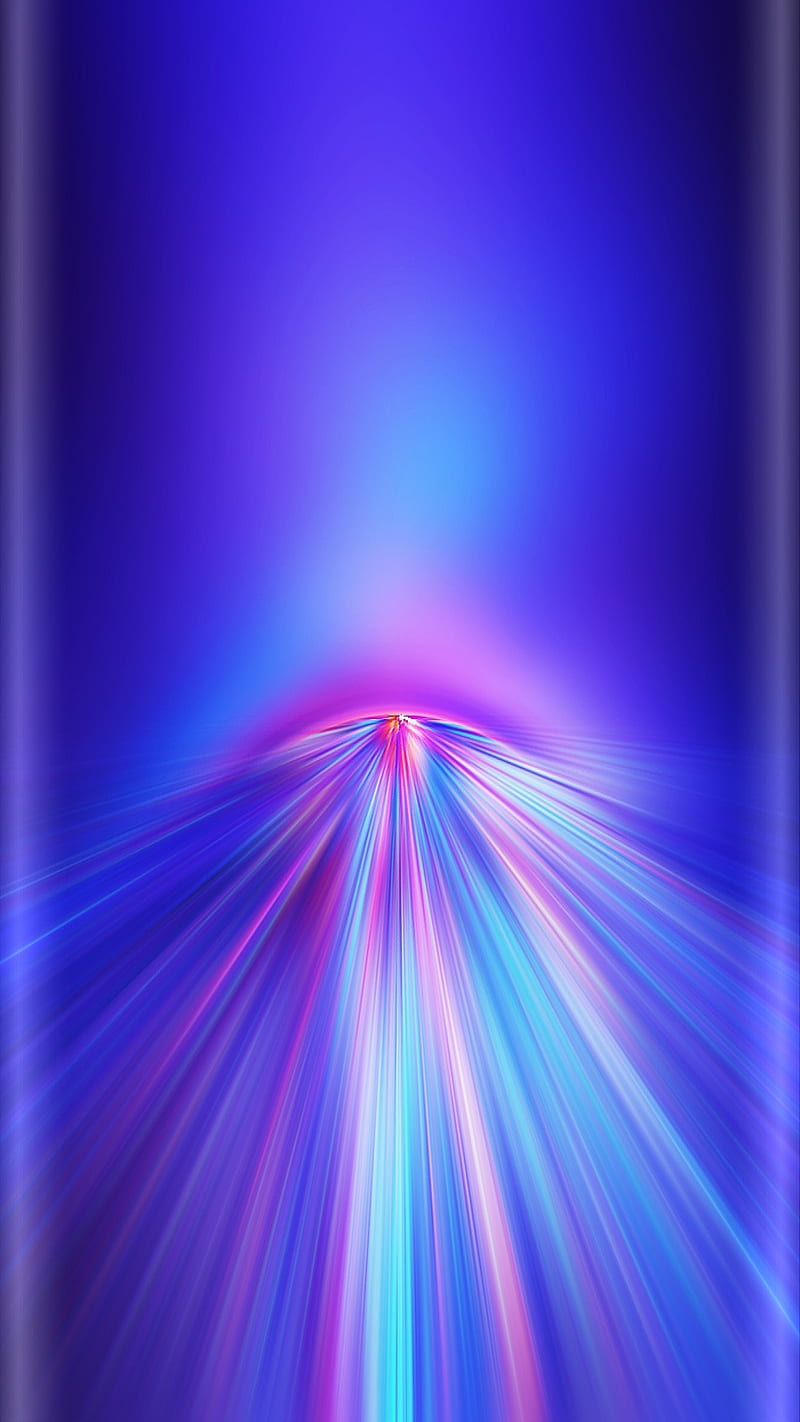 Abstract, blue, edge style, light, neon, pink, s7, s8, HD phone wallpaper