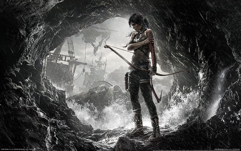 Tomb Raider2, lara-croft, tomb-raider, games, fantasy-girls, HD wallpaper