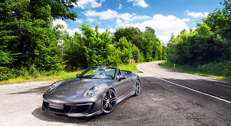 GEMBALLA GT based on Porsche 991 Carrera S Cabriolet (2012) - Front, HD wallpaper