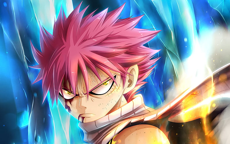 HD wallpaper red haired male anime character Fairy Tail Dragneel Natsu  real people  Wallpaper Flare
