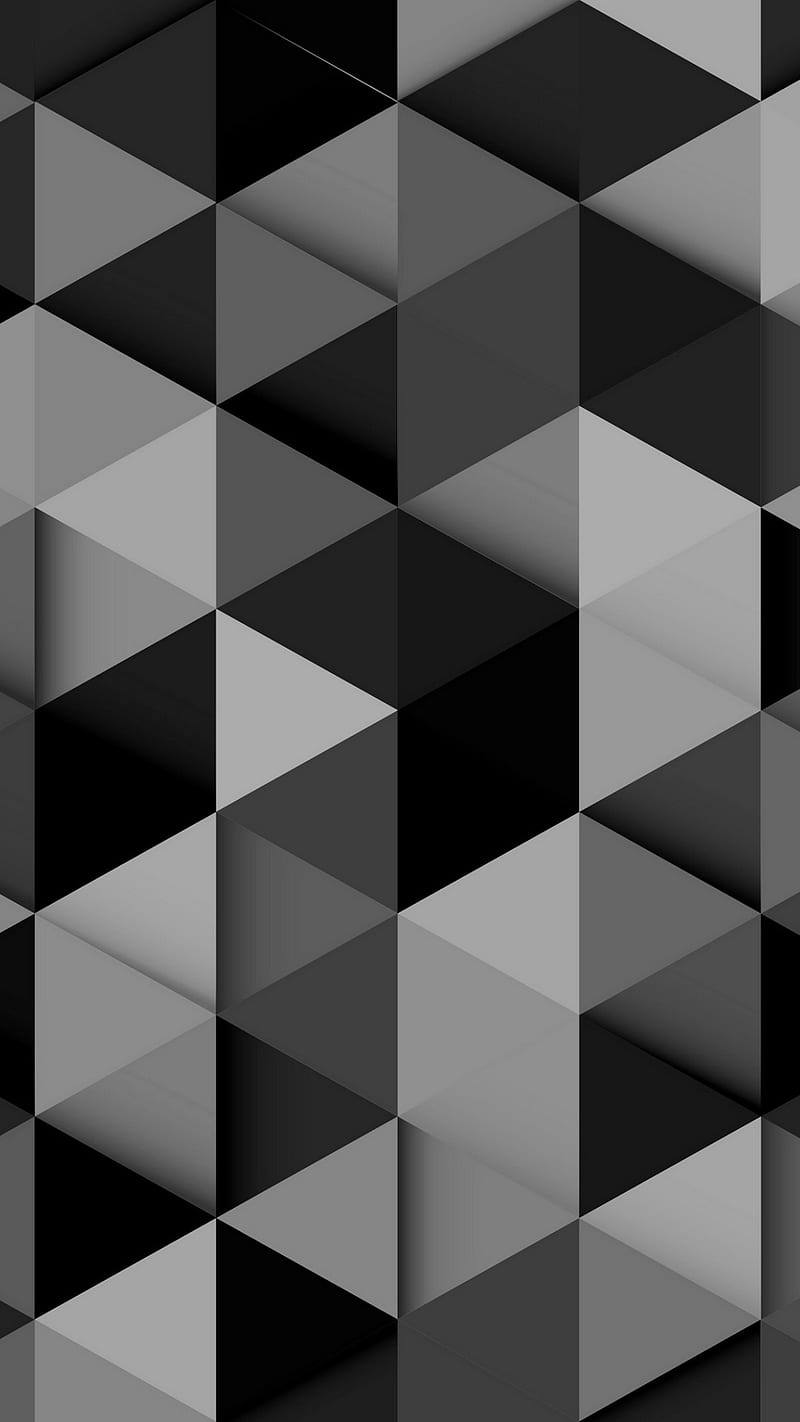 Black, abstract, background, blue, dark, flat, geometric, orange, HD phone  wallpaper | Peakpx