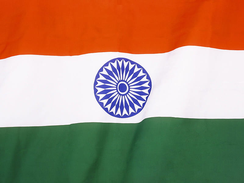 indian flag, green, dom, white, saffron, blue, HD wallpaper