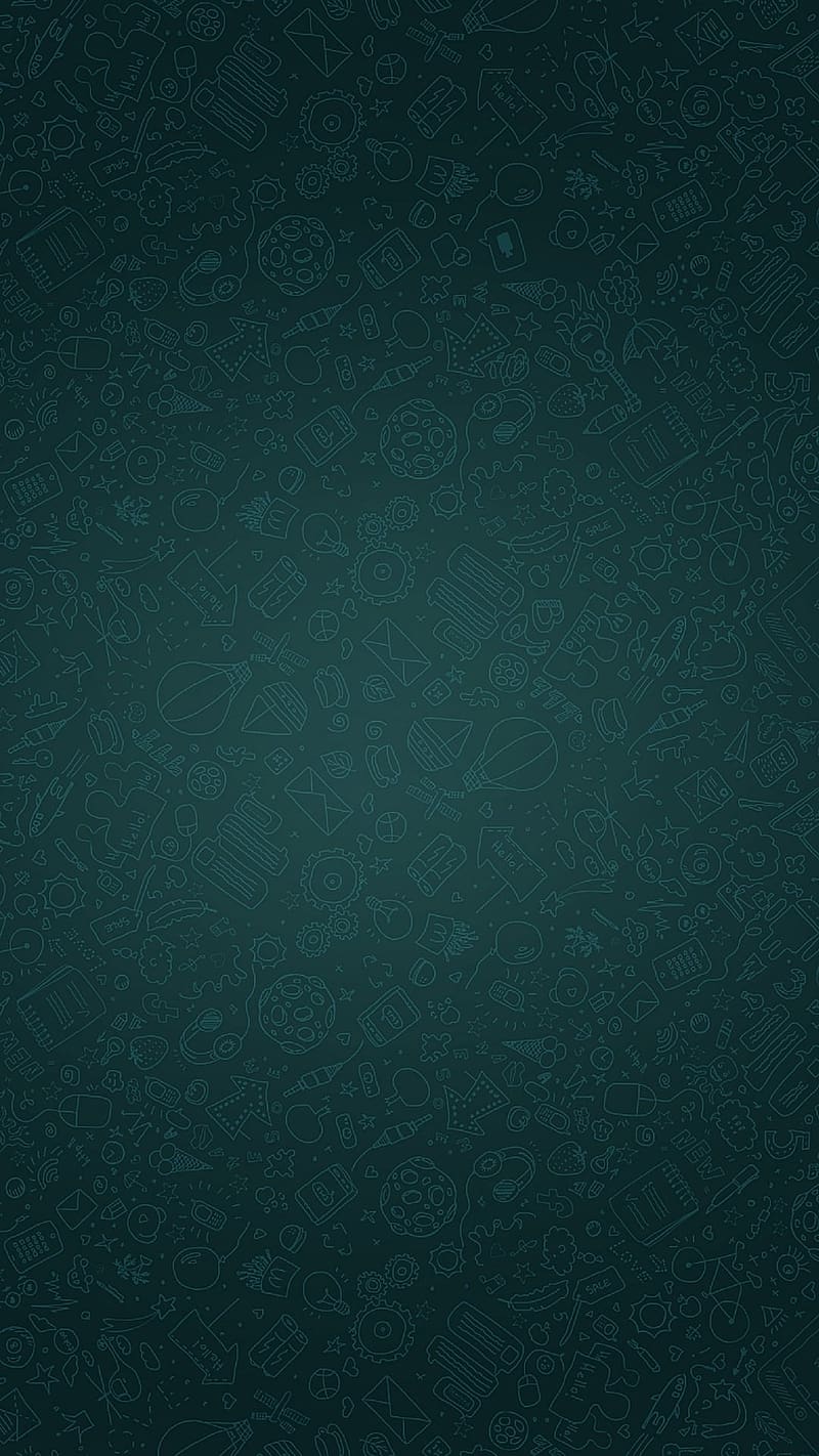 Whatsapp Ma, green doodle, pattern, HD phone wallpaper