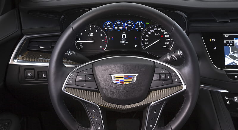 2017 Cadillac XT5 (Euro-Spec) - Interior, Steering Wheel , car, HD wallpaper
