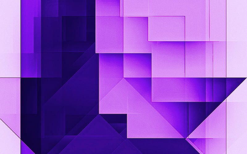 Purple abstract background, Purple geometric abstraction, Purple rectangles  background, HD wallpaper | Peakpx