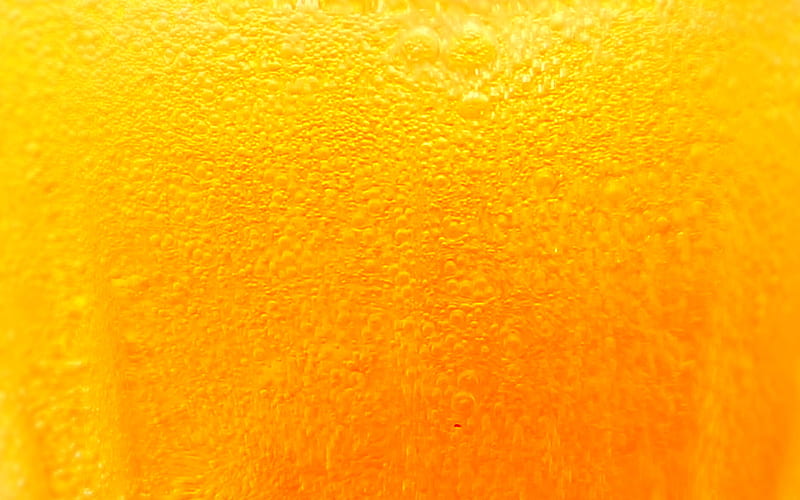 beer texture, macro, drinks texture, beer in glass, yellow backgrounds, beer backgrounds, beer, light beer, HD wallpaper