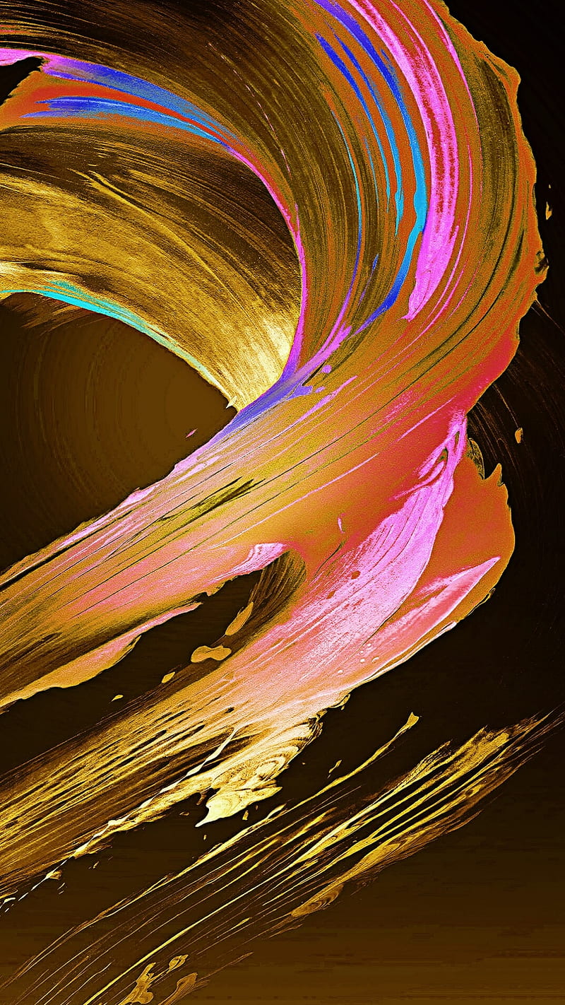 Xperia x, abstract, colorful, gold, graphic art, sony, HD phone wallpaper