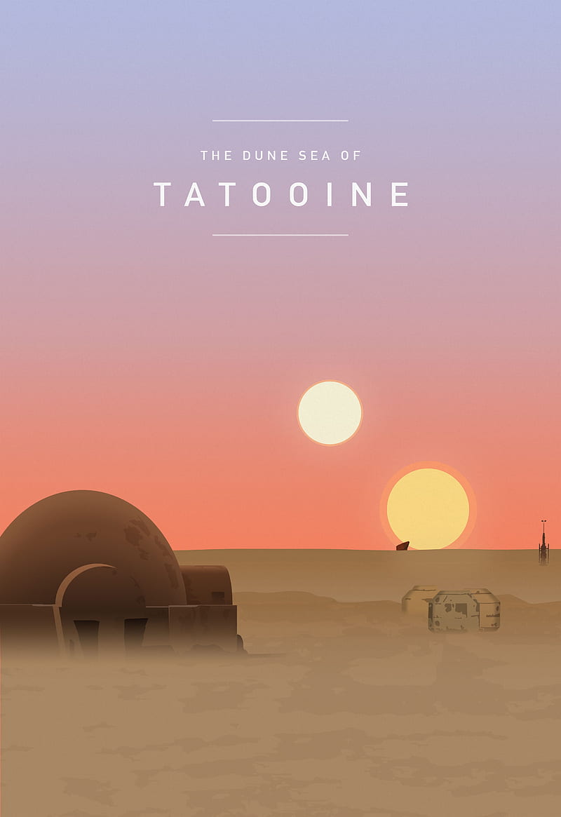 Download Sunset on Tatooine Wallpaper  Wallpaperscom