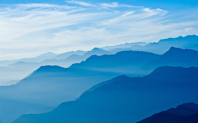 Himalayas mountains, Nepal, Asia, HD wallpaper