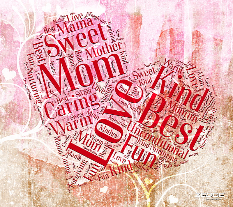 Mom Love Best, day, family, love, mom, momma, mommy, mothers, zmothers, HD wallpaper