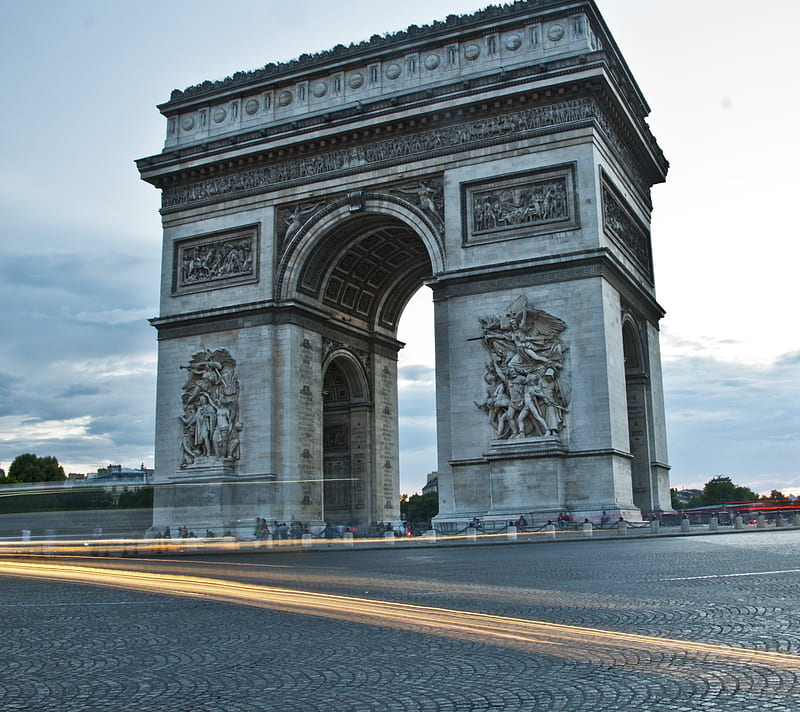 arc de triomphe, arch, france, paris, france, HD wallpaper
