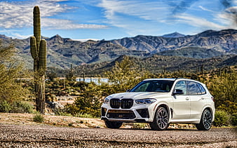 BMW X5M offroad, 2020 cars, desert, F95, 2020 BMW X5, german cars, BMW, HD wallpaper