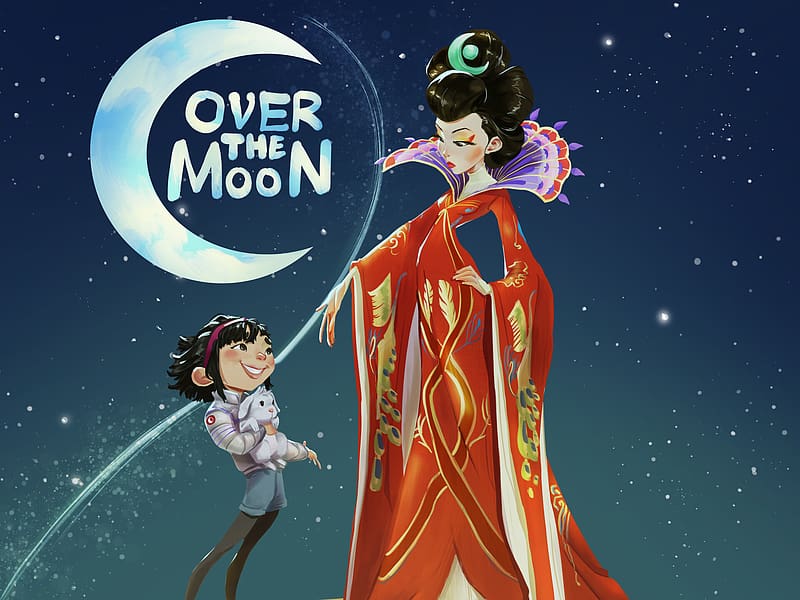 Movie, Bungee (Over The Moon), Fei Fei, Over The Moon, Chang'e (Over The Moon), HD wallpaper