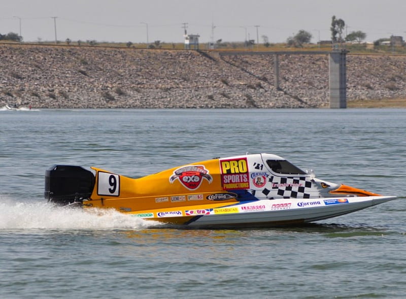F1 Power Boat, boat, speed, ride, F1, thrill, HD wallpaper