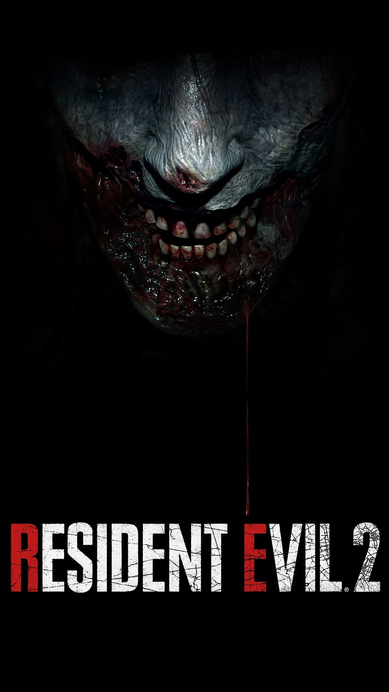 Resident Evil, dark, face, film, horror, movie, scary, teeth, HD phone wallpaper