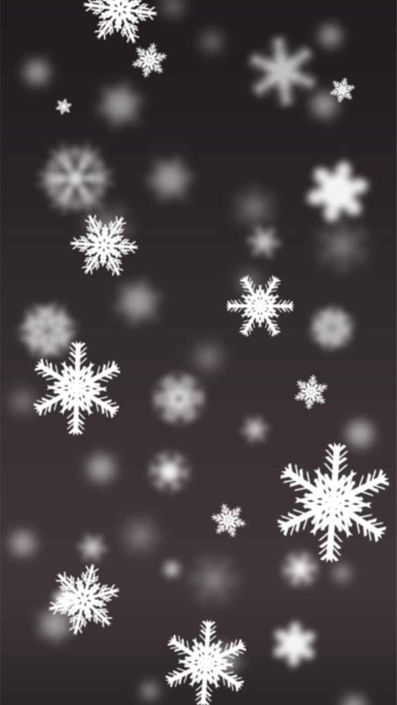 Snow Flakes, snowflakes, HD phone wallpaper
