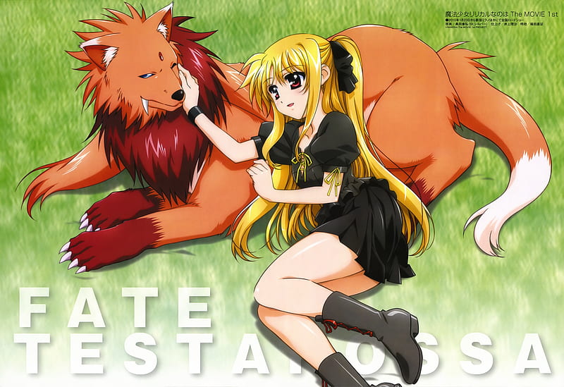 Fate, Cute, Anime, Girl, Nanoha, Loli, Testarossa, Mahou Shoujo Lyrical Nanoha, HD wallpaper
