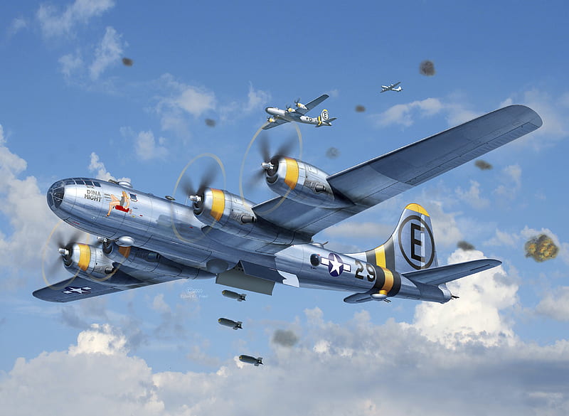 Bombers, Boeing B-29 Superfortress, Aircraft, Bomber, Warplane, HD wallpaper