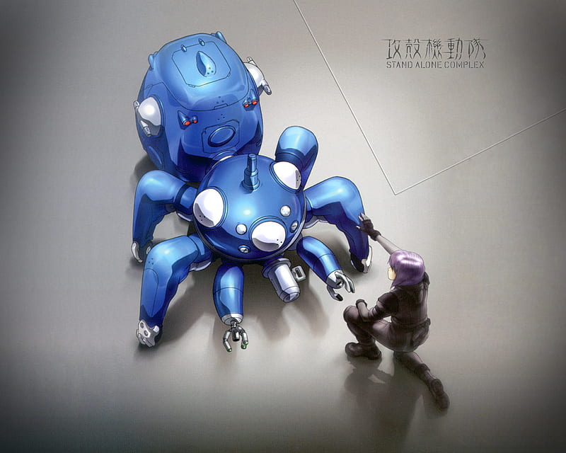 Stand Alone Complex, ghost in the shell, tachikoma, girl, anime, motoko cusanaghy, artwork, HD wallpaper