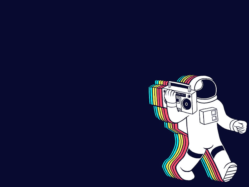 Funny, Music, Space Suit, Astronaut, Humor, HD wallpaper