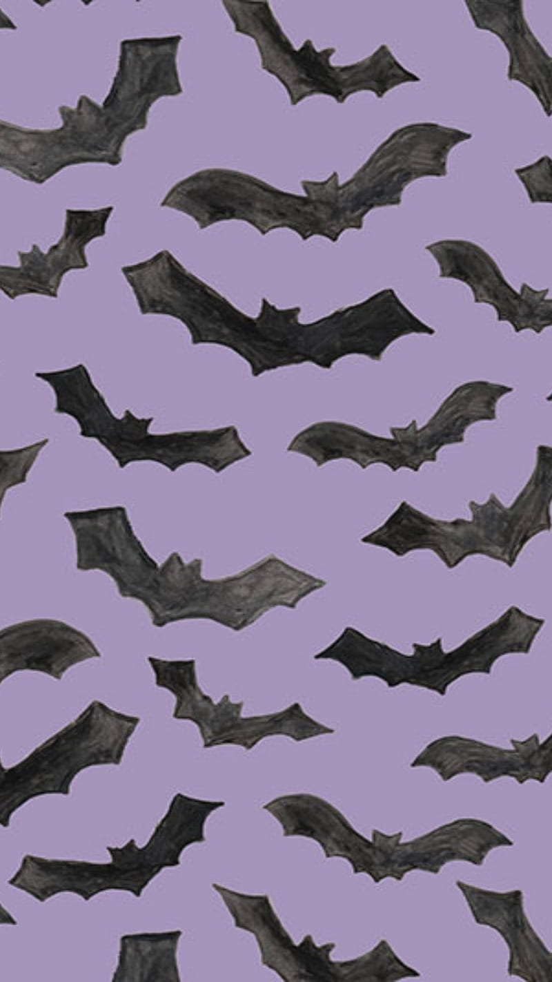 Batty, bats, purple, HD phone wallpaper