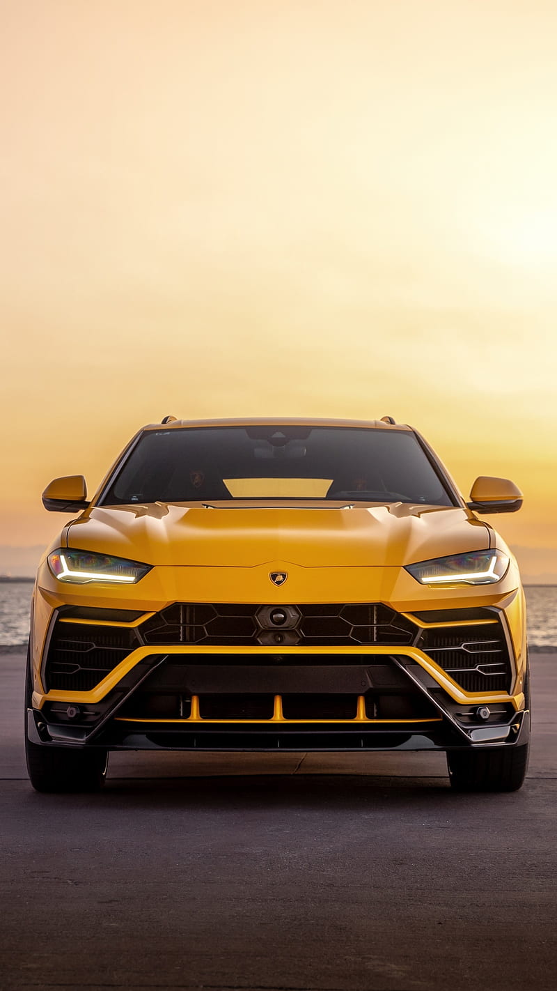 / Vehicles Lamborghini Urus Phone , Lamborghini, SUV, Vehicle, Car, Yellow Car, HD phone wallpaper