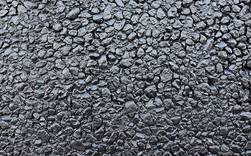 gray asphalt texture, close-up, gray stone background, gray stones, road texture, macro, asphalt, road, gray backgrounds, HD wallpaper