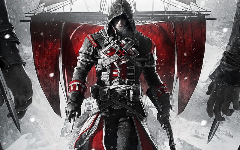 Assassins Creed Rogue Remastered, 2018 games, poster, Assassins Creed, HD wallpaper
