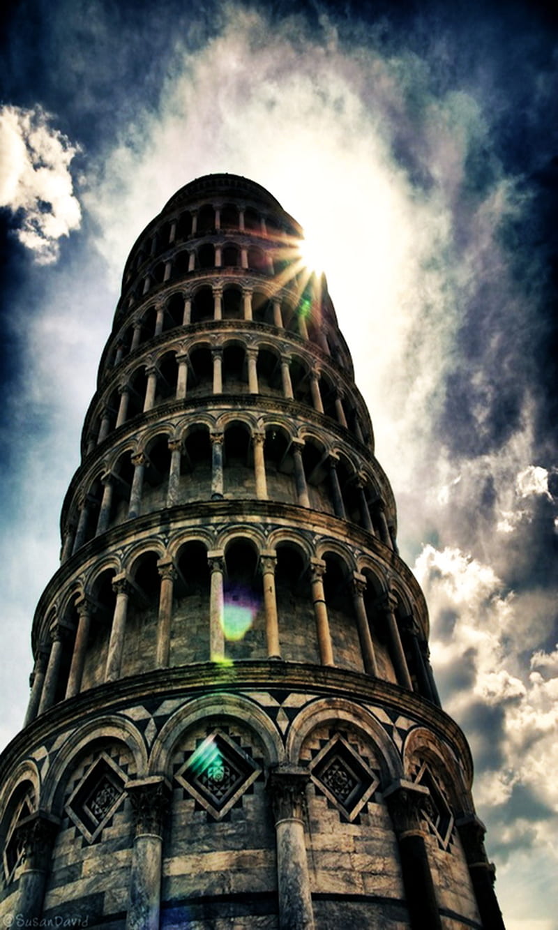 Tower of Pisa, italy, leaning, HD phone wallpaper