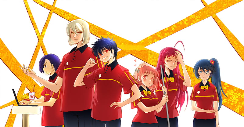 Anime The Devil Is a Part-Timer! HD Wallpaper by kuena