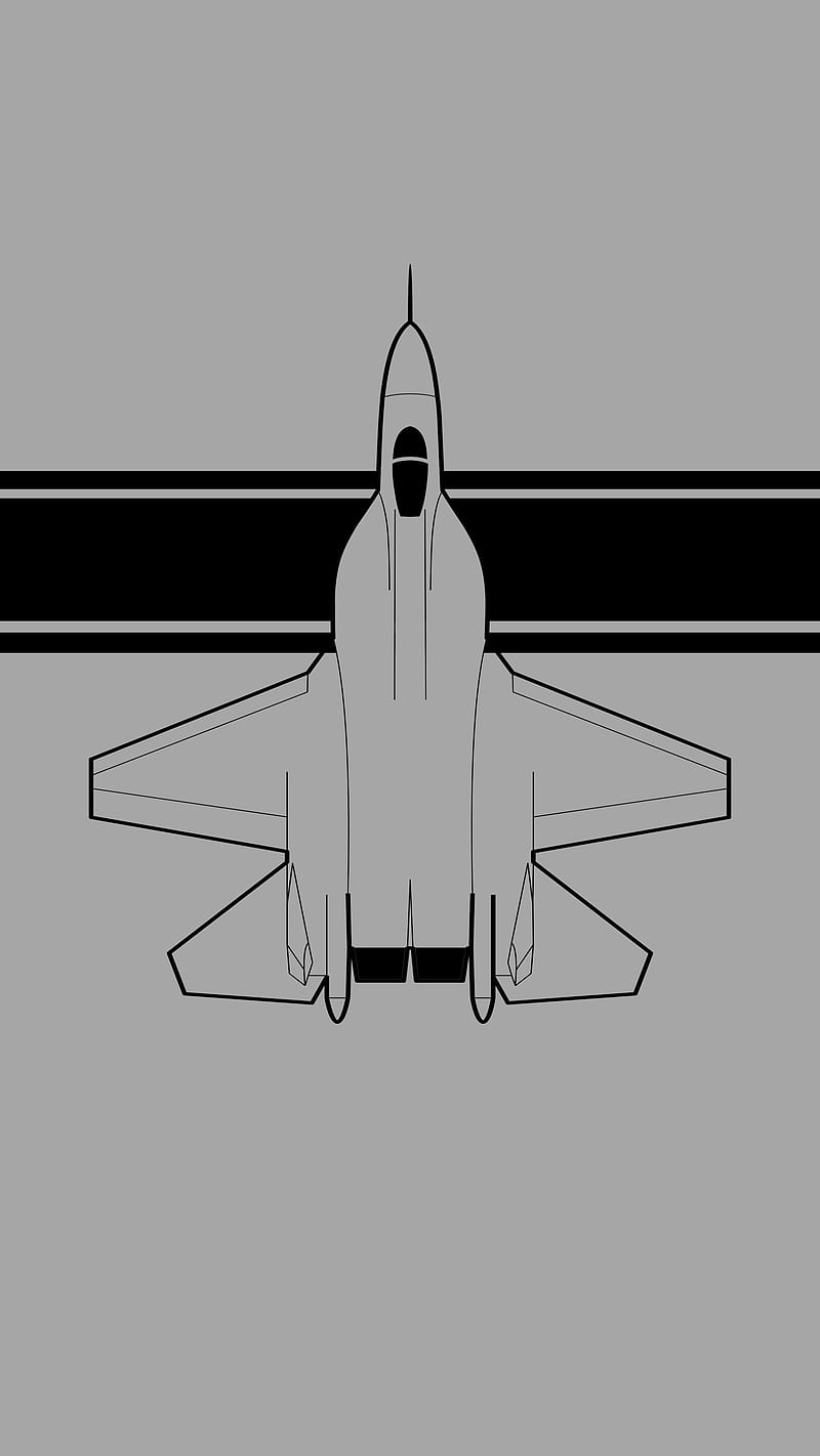 PAK Fighter, 929, best, cool, fighter jet, military, minimal, q, simple, HD phone wallpaper