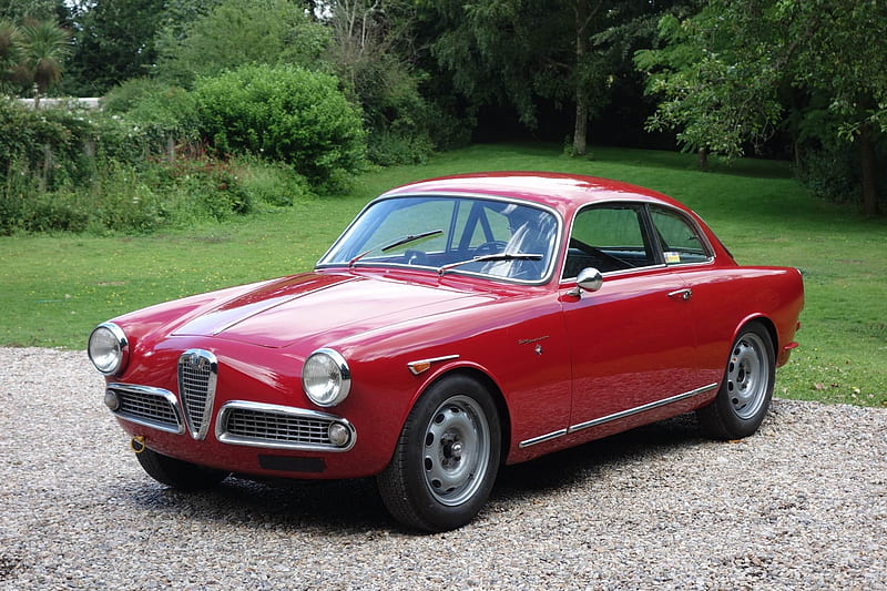 1959 Alfa Romeo Giulietta Sprint Coupe 5-Speed, Sprint, Coupe, Red ...