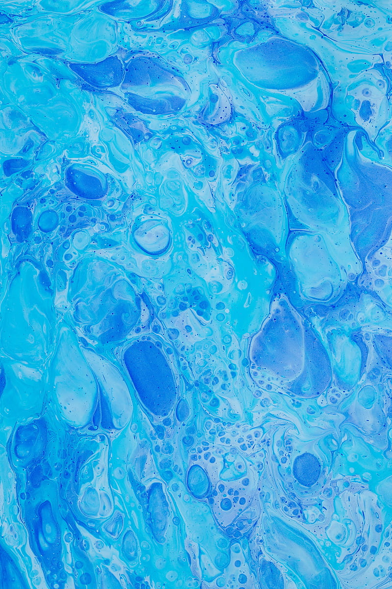 paint, blue, watercolor, spots, HD phone wallpaper