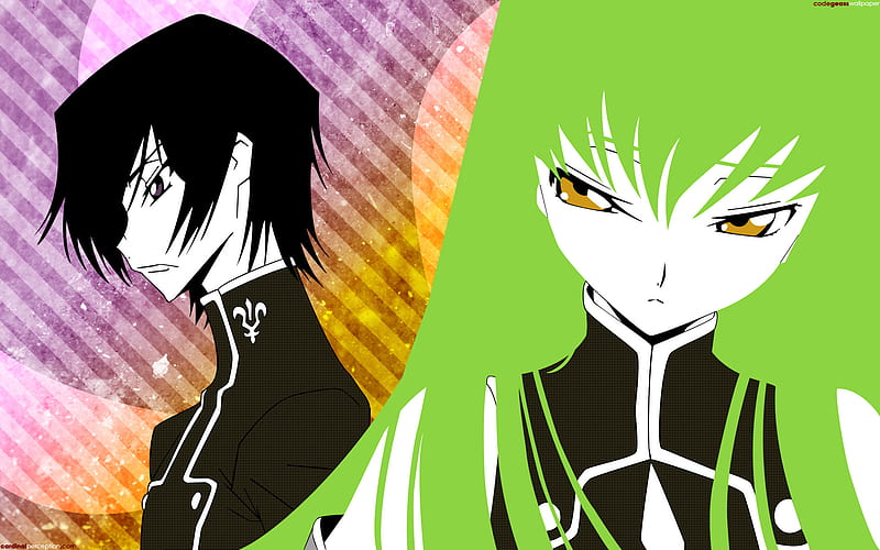 code geass c.c. lelouch lamperouge wallpaper watermark